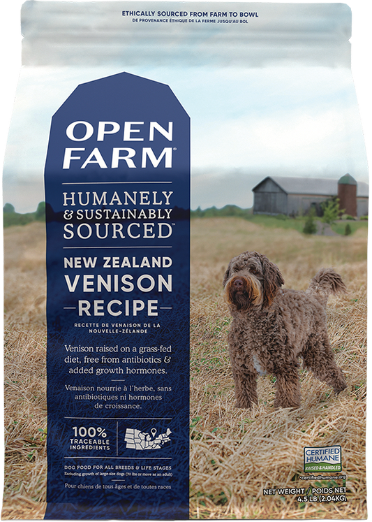 OPEN FARM Grain Free Dry Dog-Venison Recipe