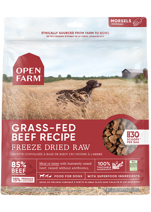 OPEN FARM Freeze Dried Raw- Beef Recipe