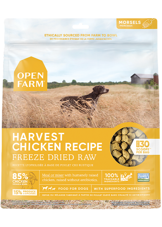 OPEN FARM Freeze Dried Raw- Chicken Recipe