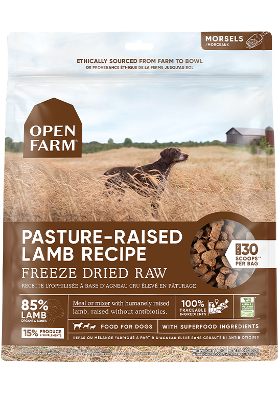 OPEN FARM Freeze Dried Raw- Lamb Recipe
