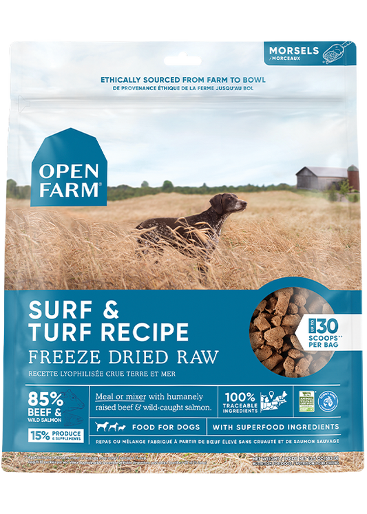 OPEN FARM Freeze Dried Raw- Surf & Turf Recipe