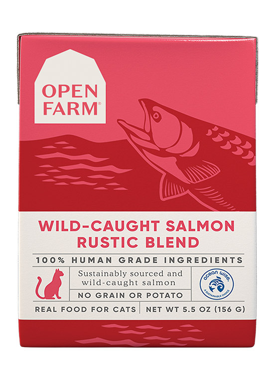 OPEN FARM Wet Cat Food- Salmon Rustic Blend