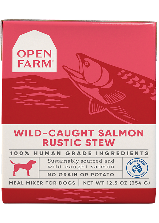 OPEN FARM Wet Dog Food- Salmon Rustic Stew