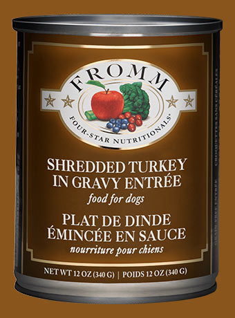 FROMM Four Star Wet Dog Food- Shredded Turkey in Gravy Entree