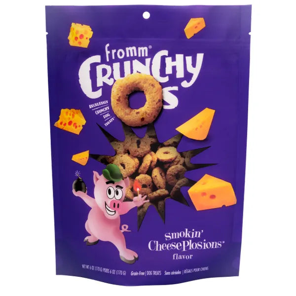 FROMM Crunchy O's Dog Treat- Smokin' CheesePlosion