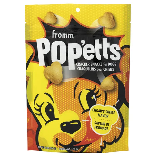 FROMM Pop'etts Dog Cracker Snack- Chompy Cheese