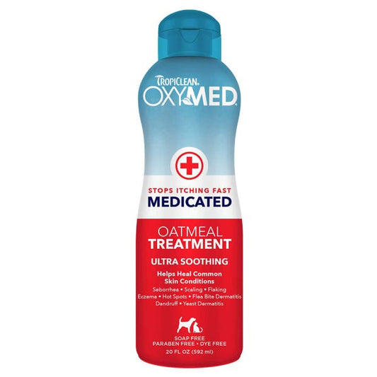 Tropiclean OxyMed Stops Itching Fast Medicated Oatmeal Treatment