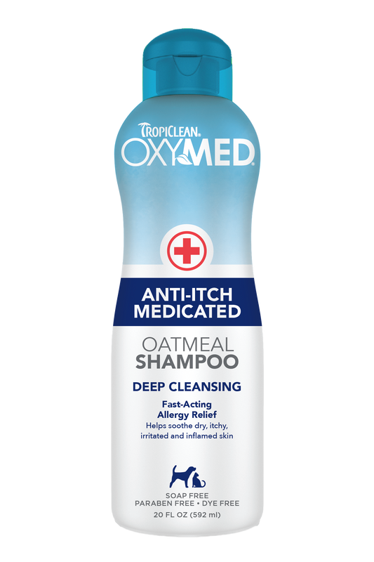 Tropiclean OxyMed Anti-Itch Medicated Oatmeal Shampoo