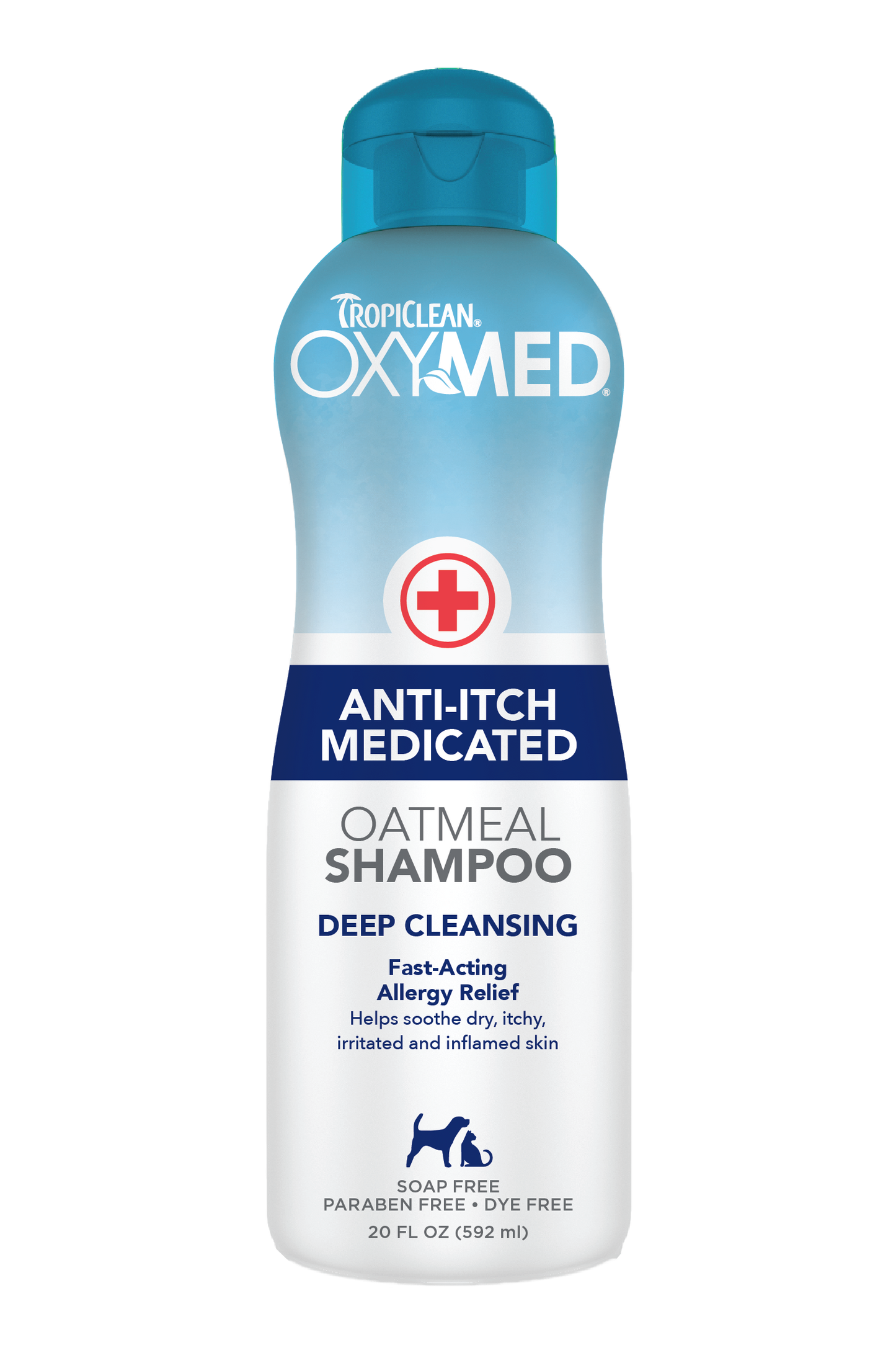 Tropiclean OxyMed Anti-Itch Medicated Oatmeal Shampoo