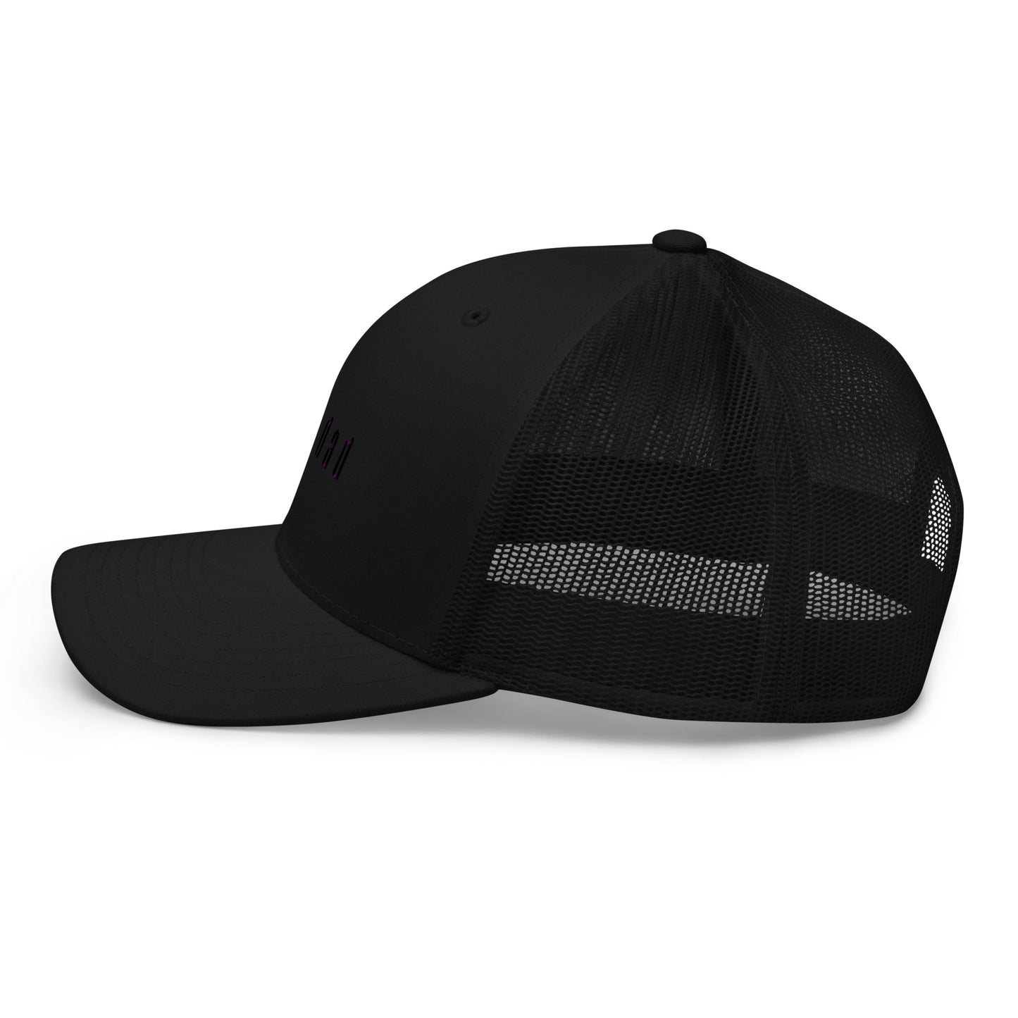 Dog Dad Trucker Cap- Black on Black