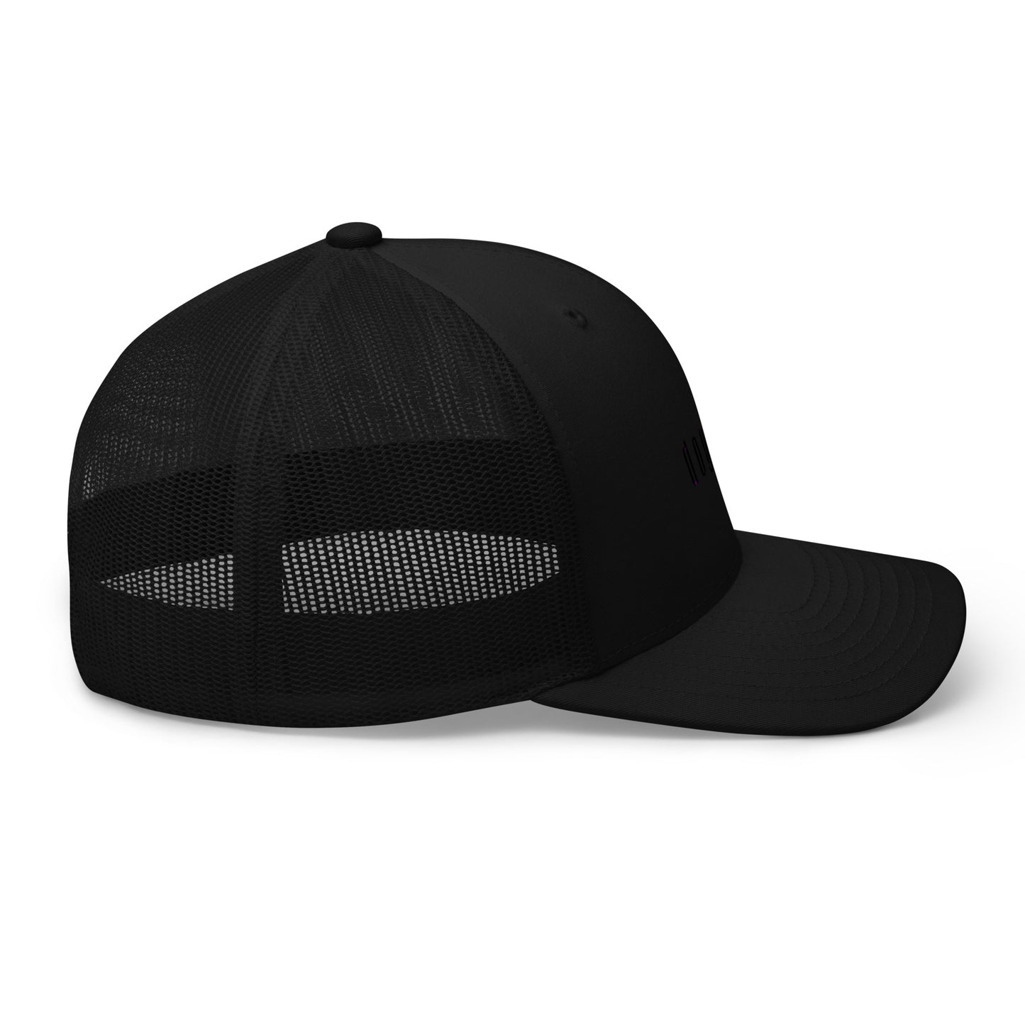 Dog Dad Trucker Cap- Black on Black