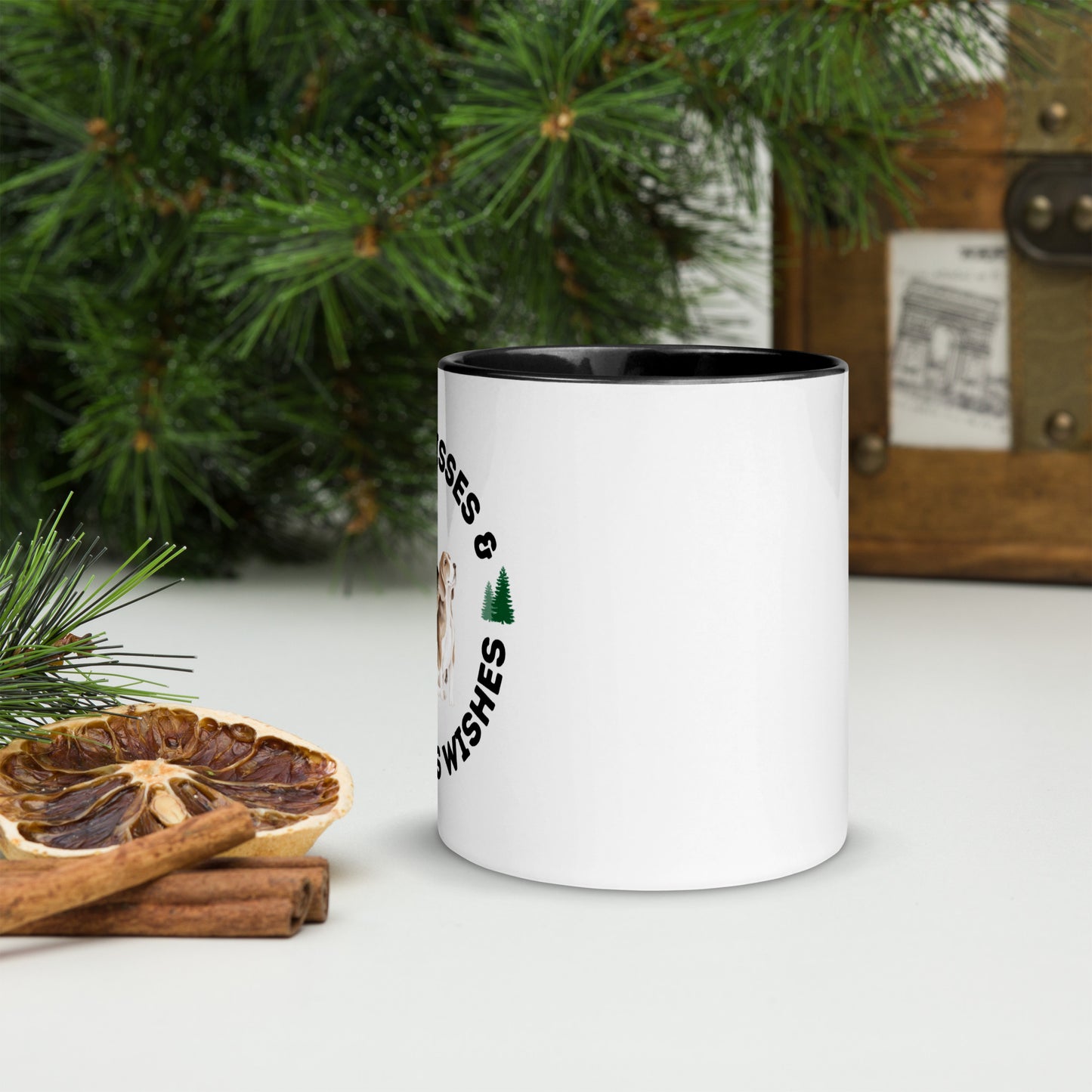 Hank & Hound Kisses Christmas Mug