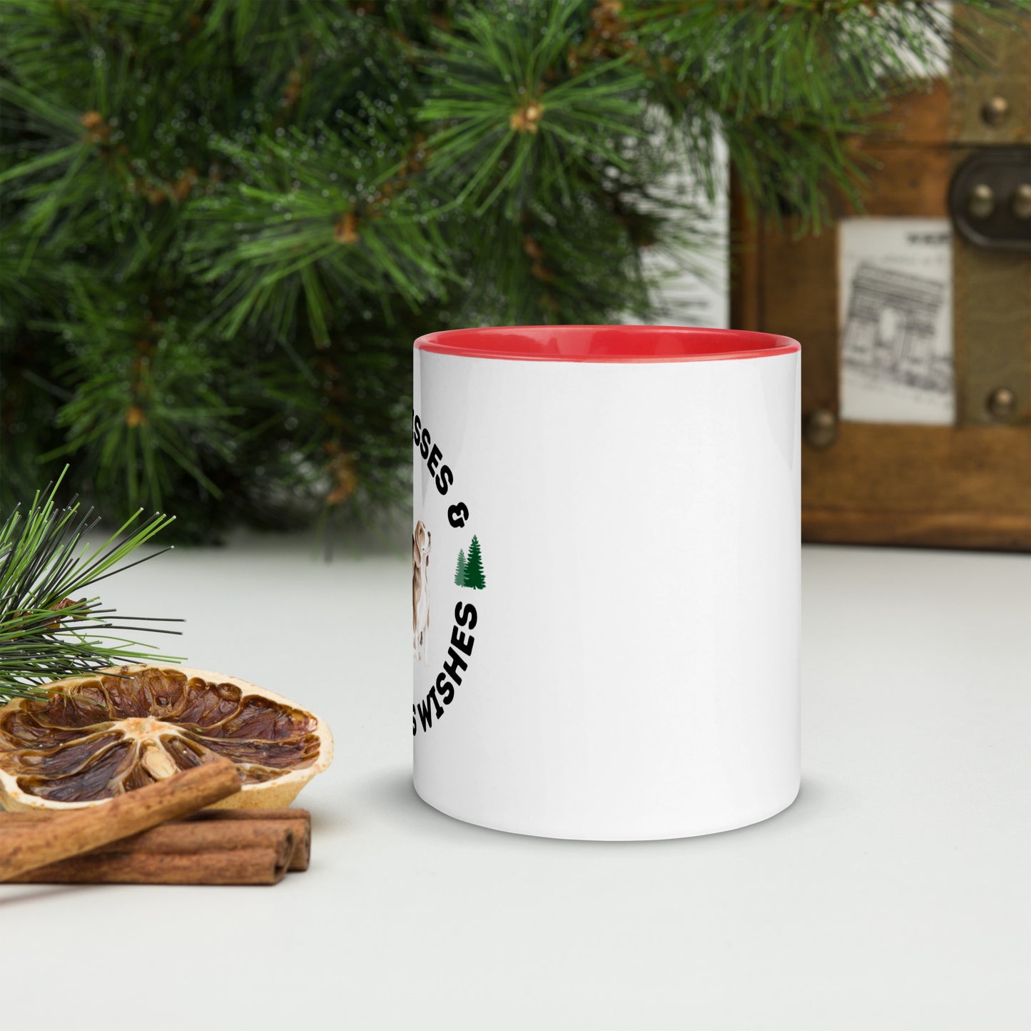 Hank & Hound Kisses Christmas Mug