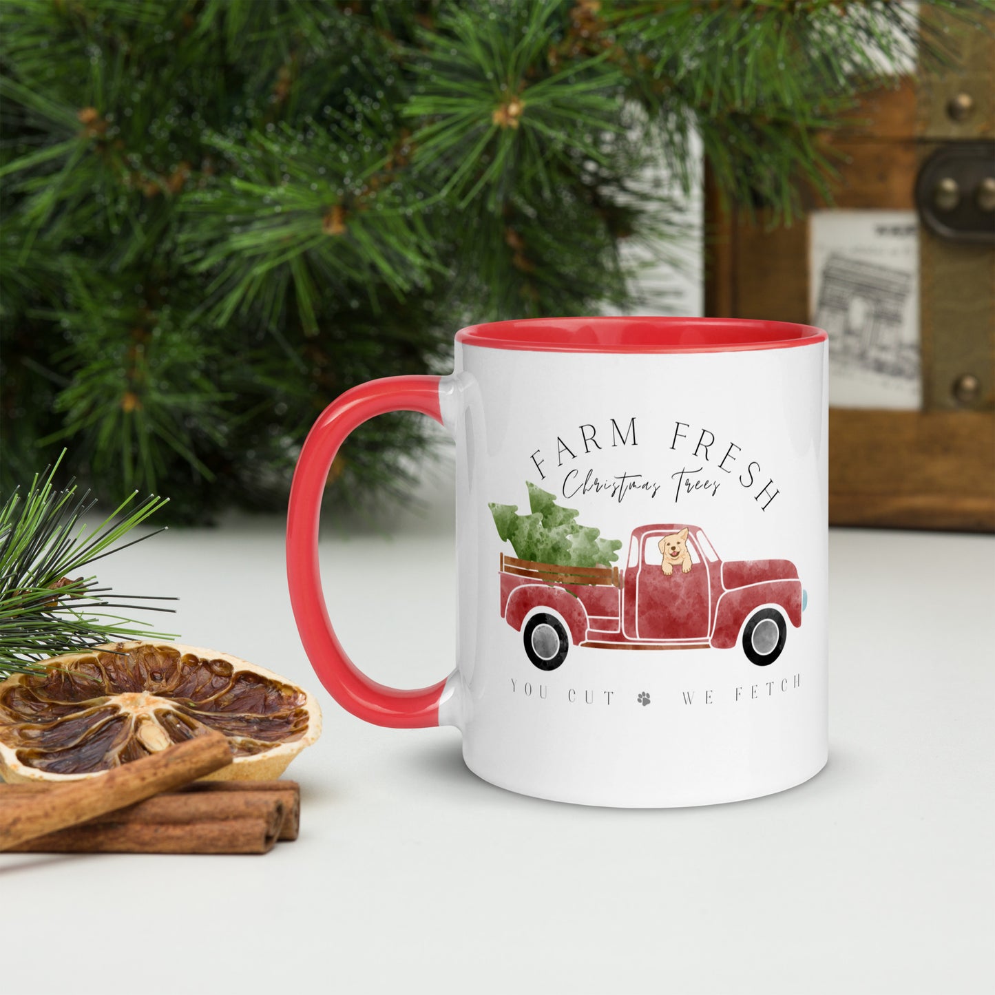 Tree Farm Christmas Mug
